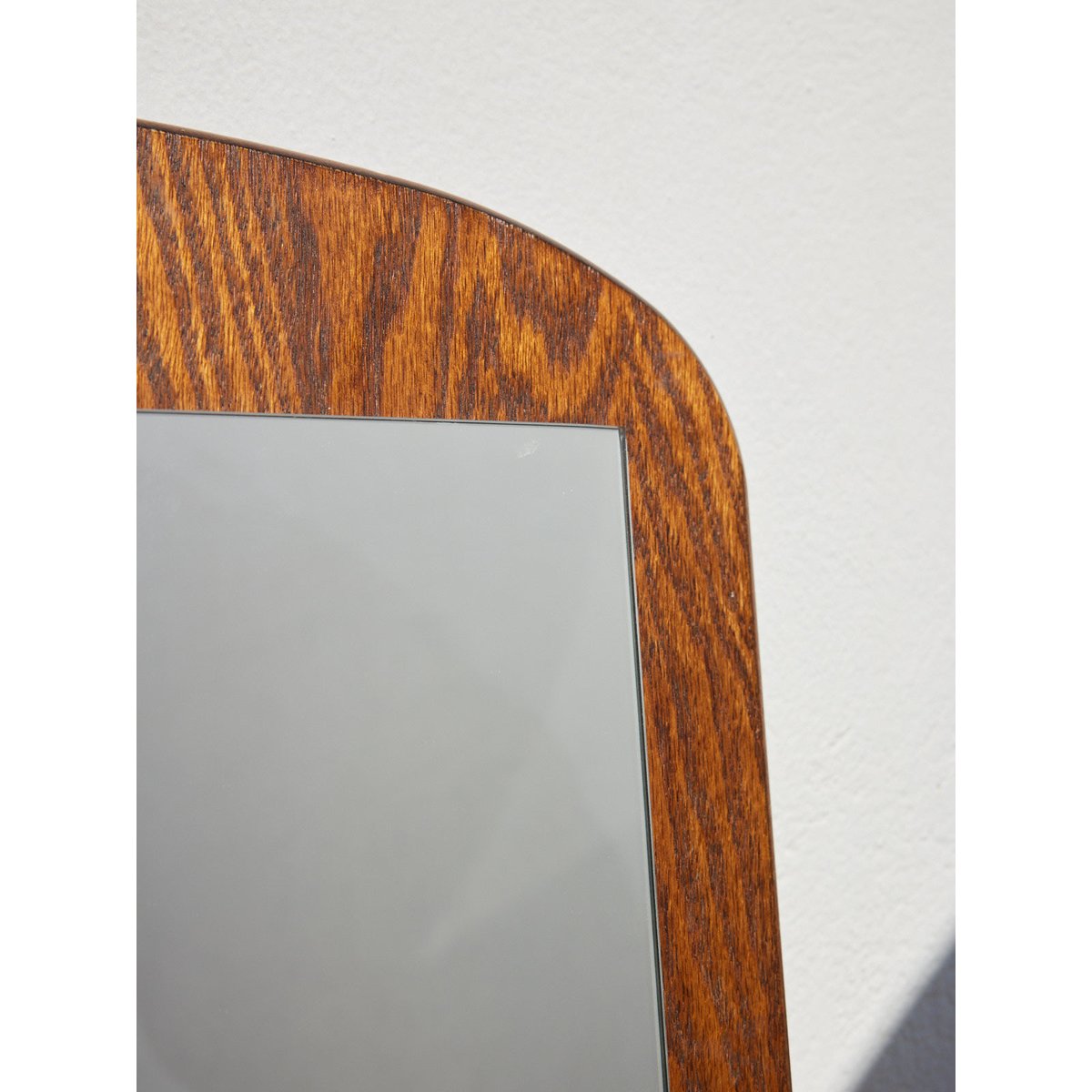Grand miroir en bois Georges N°1442 - Bon état bois clair, DEBONGOUT