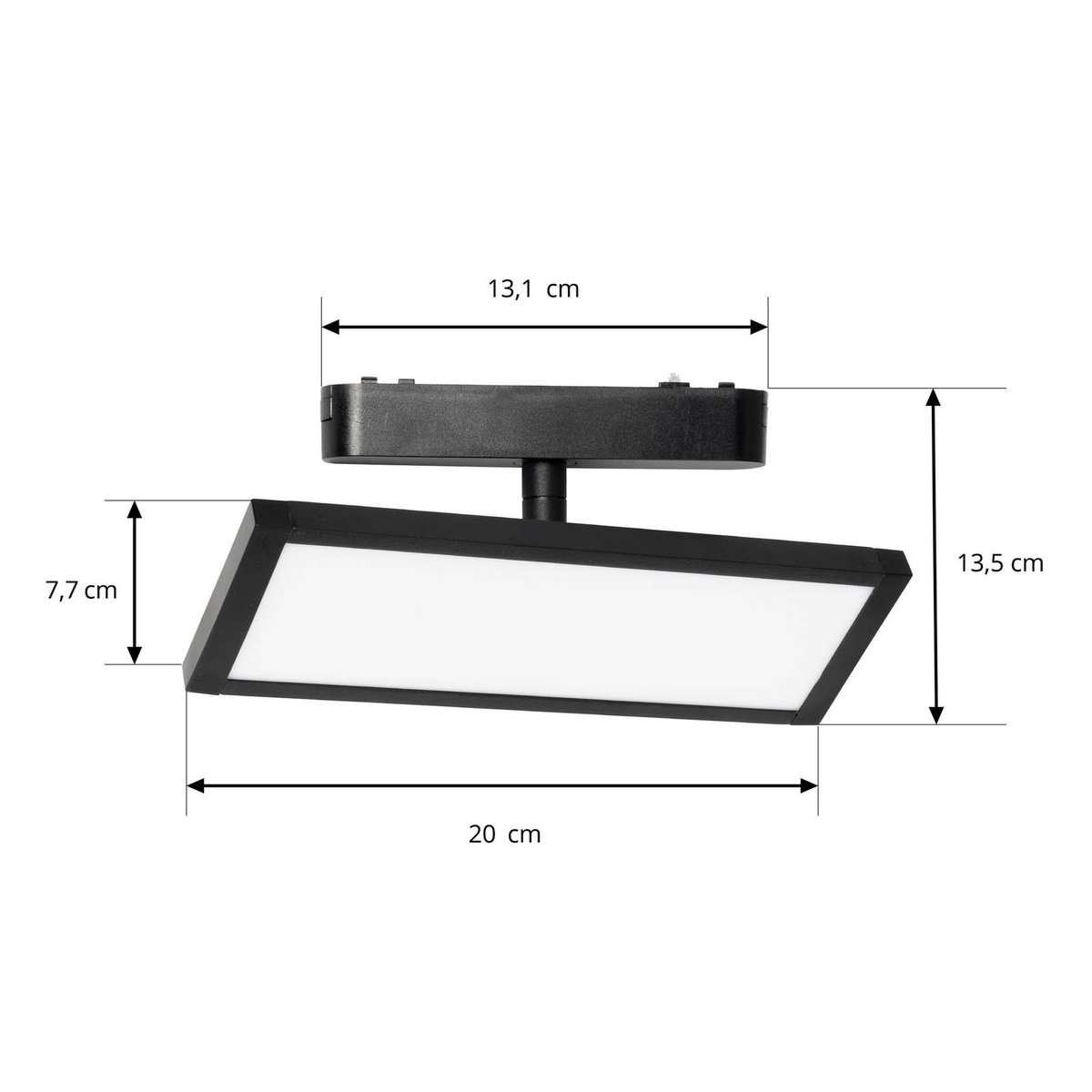en aluminium moderneLED, Lumaro 48V noir, LINDBY