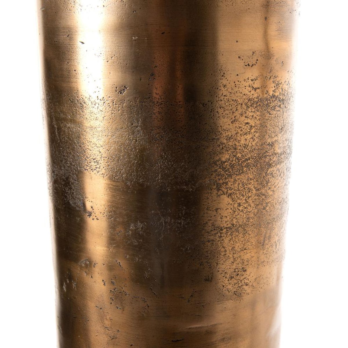 Vase haut en métal cuivré H180 or / doré, AMADEUS