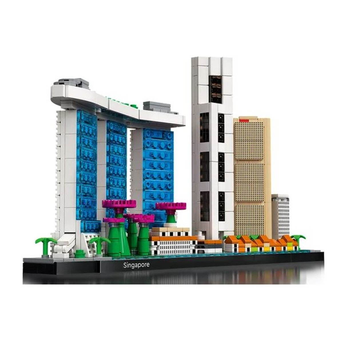 Architecture Singapour multicolore, LEGO