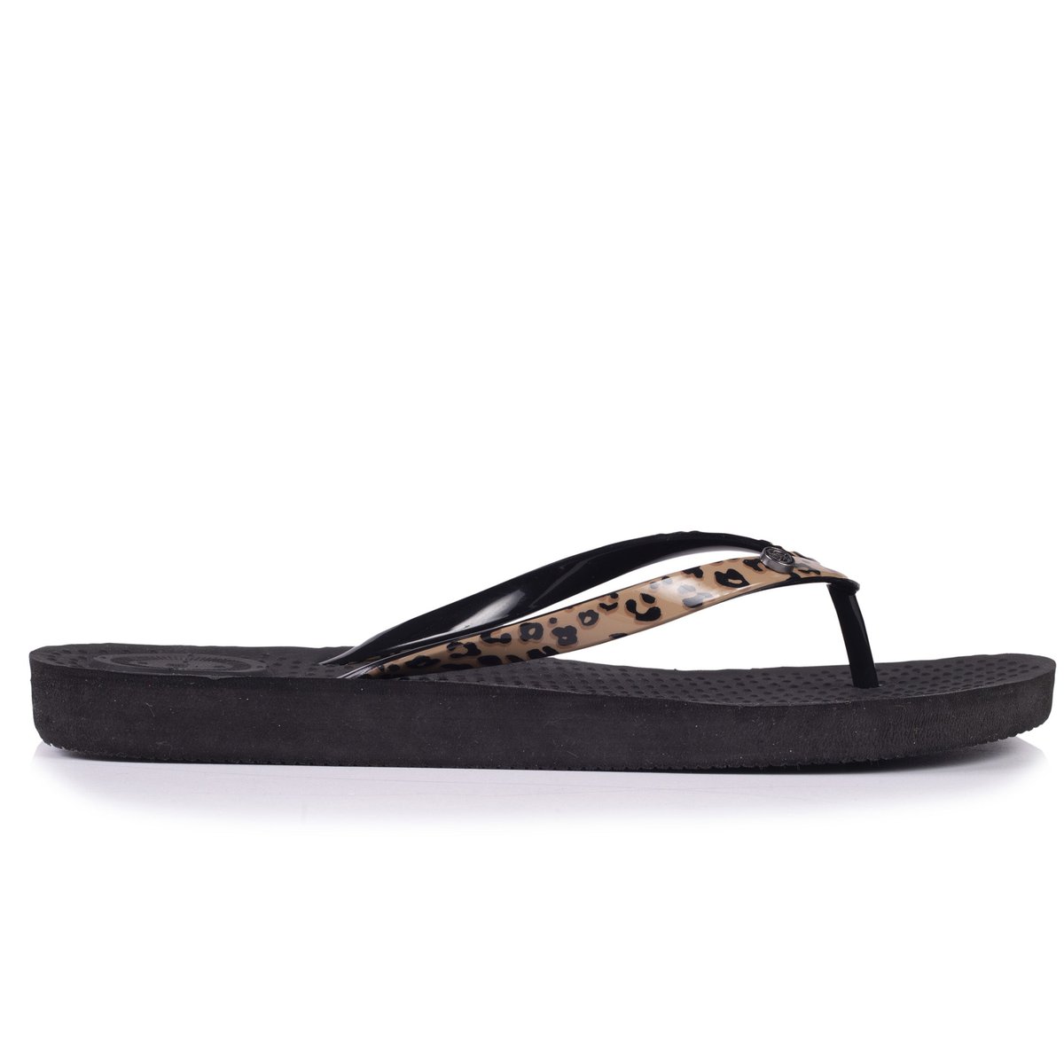 Tongs souples, légères, résistantes à l'affaissement et durable. noir, ISOTONER
