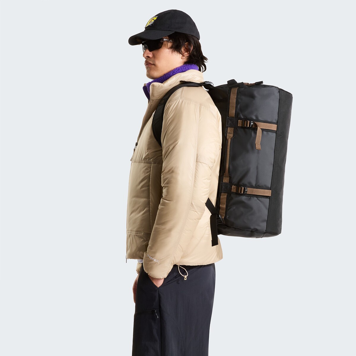 Borsa da viaggio, weekend BASE CAMP M noir/marron, THE NORTH FACE