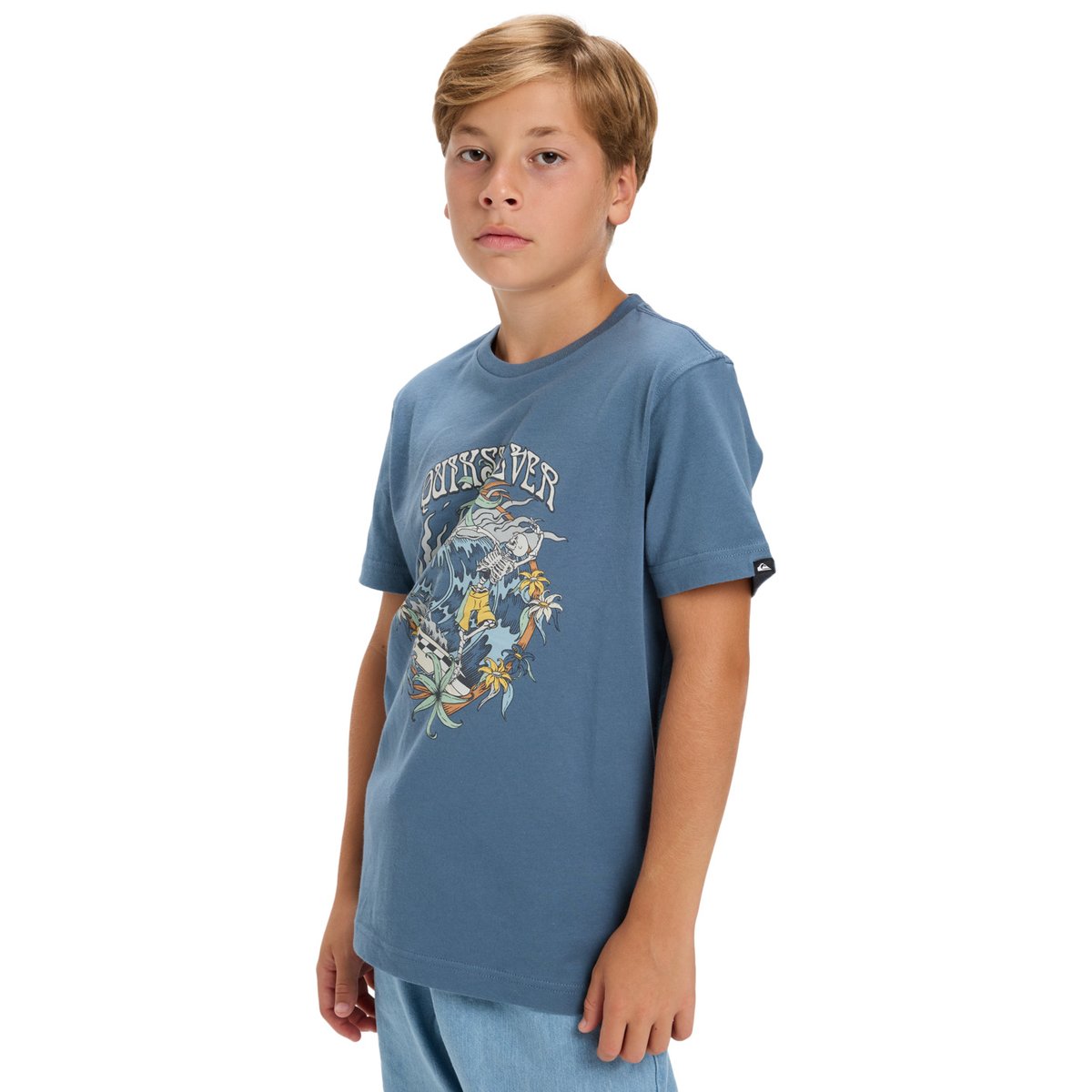T-shirt à manches courtes EV IN WAVES bleu china blue, QUIKSILVER