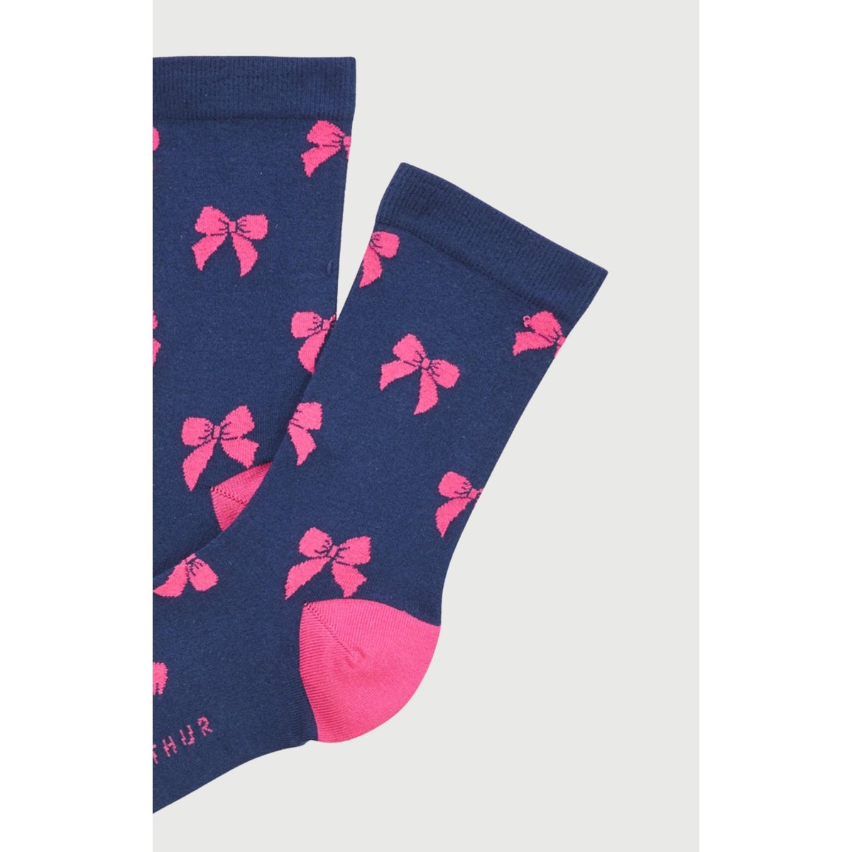 Chaussettes en coton imprimé Rosie marine, ARTHUR