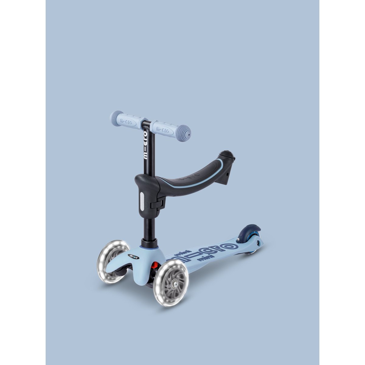 Mini Micro Rock Go LED - Ardoise bleu, MICRO MOBILITY