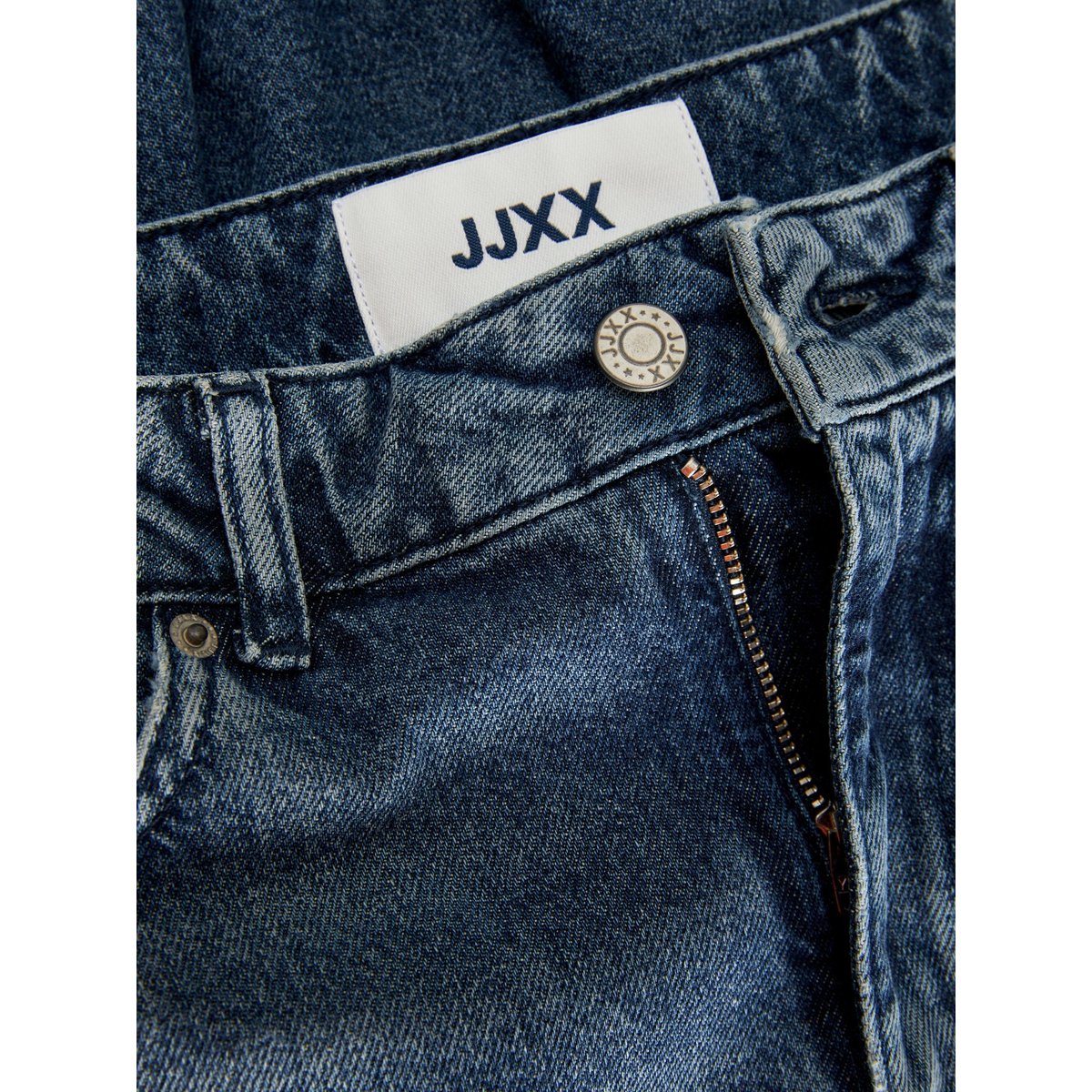 Jean À Coupe Large dark blue denim 1, JJXX