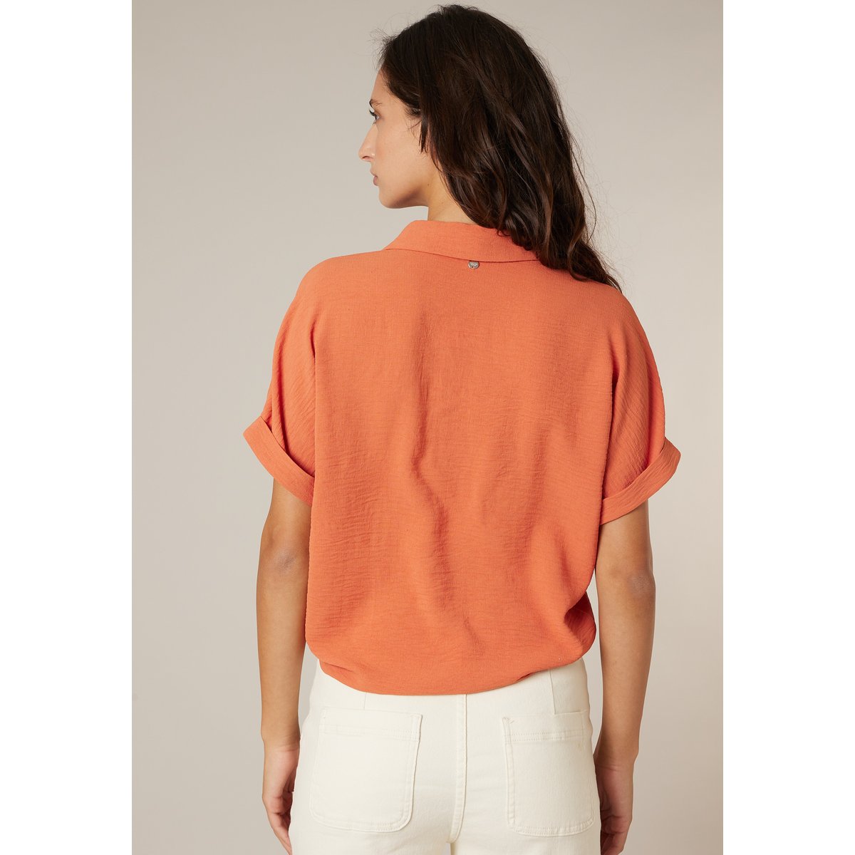 Chemise femme fluide DABBY terracota, DEELUXE
