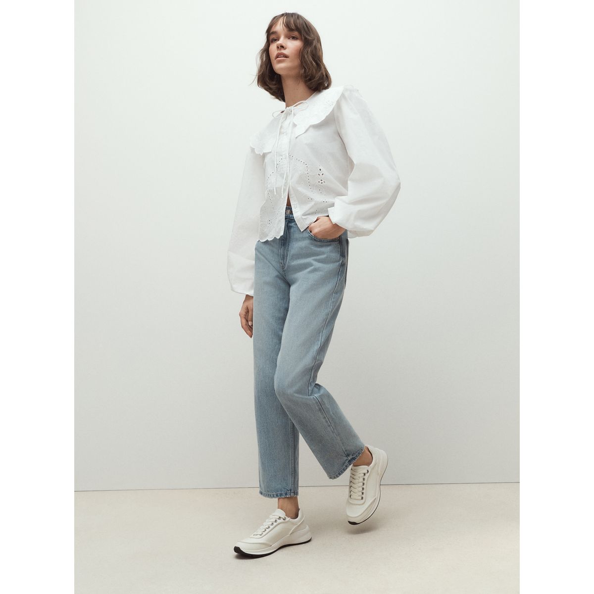 Baskets compensées à lacets forever comfort® blanc, NEXT