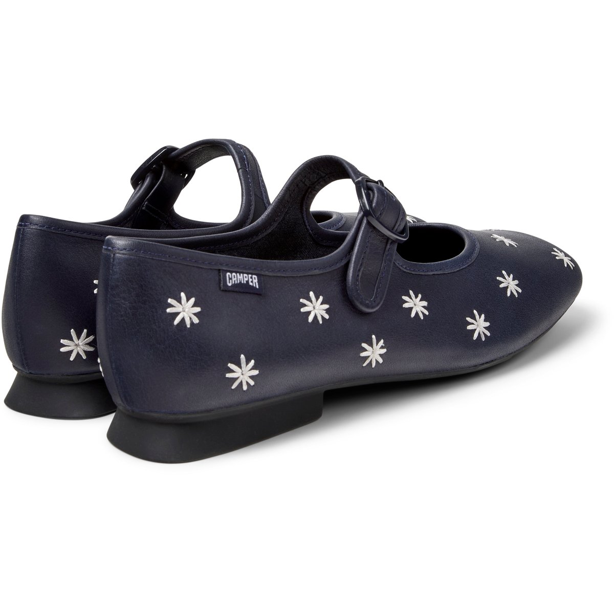 Ballerines Cuir CASI MYRA bleu foncé, CAMPER