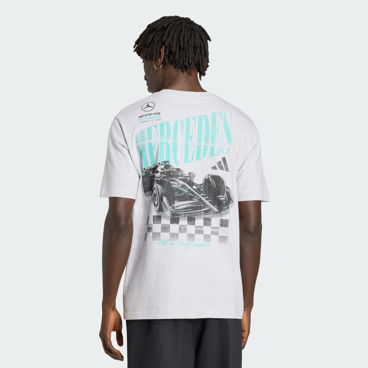 T-Shirt Graphique 01 Mercedes - Amg Petronas Formula 1 Team T-Shirt Graphique 01 Mercedes - Amg Petronas Formula 1 Team light grey heather, adidas Performance