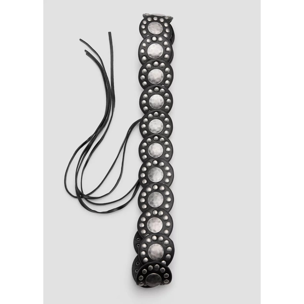 Ceinture cloutée nœud noir, MANGO TEEN