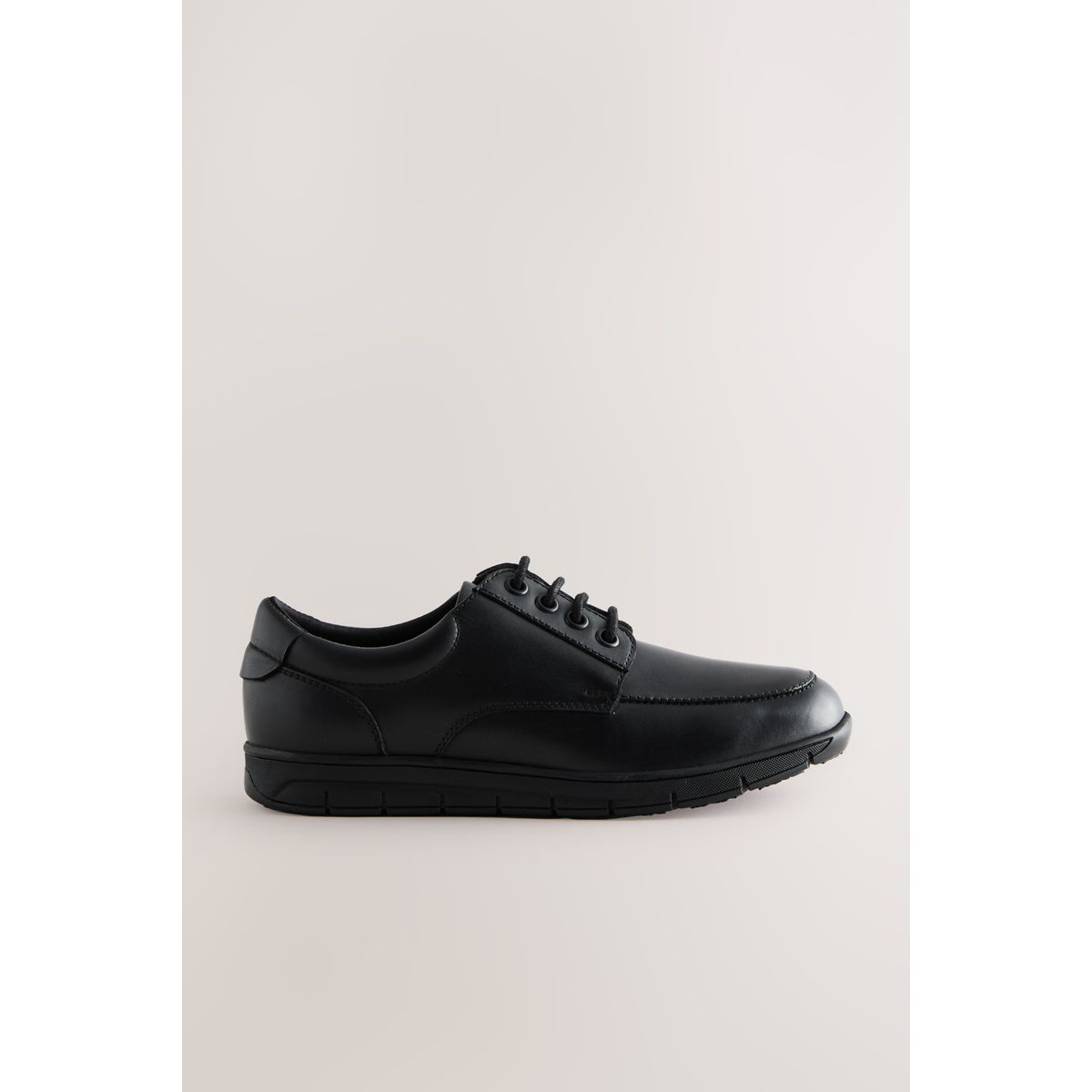 Chaussures en cuir à lacets pour l’école noir, NEXT