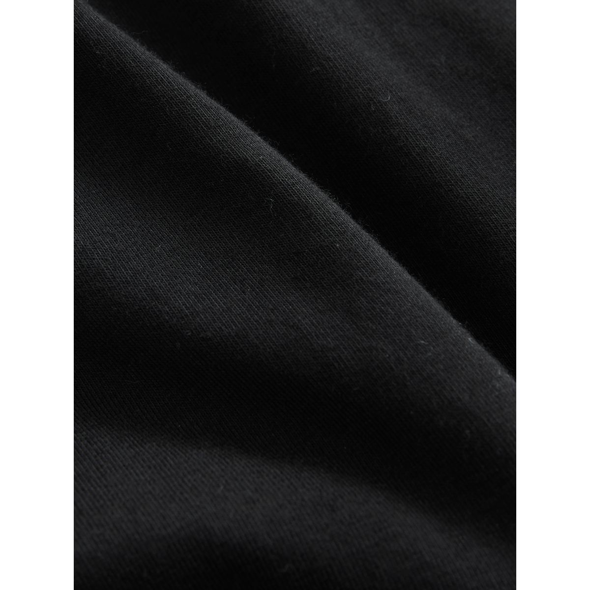Robe mi-longue en jersey style caftan noir, NEXT