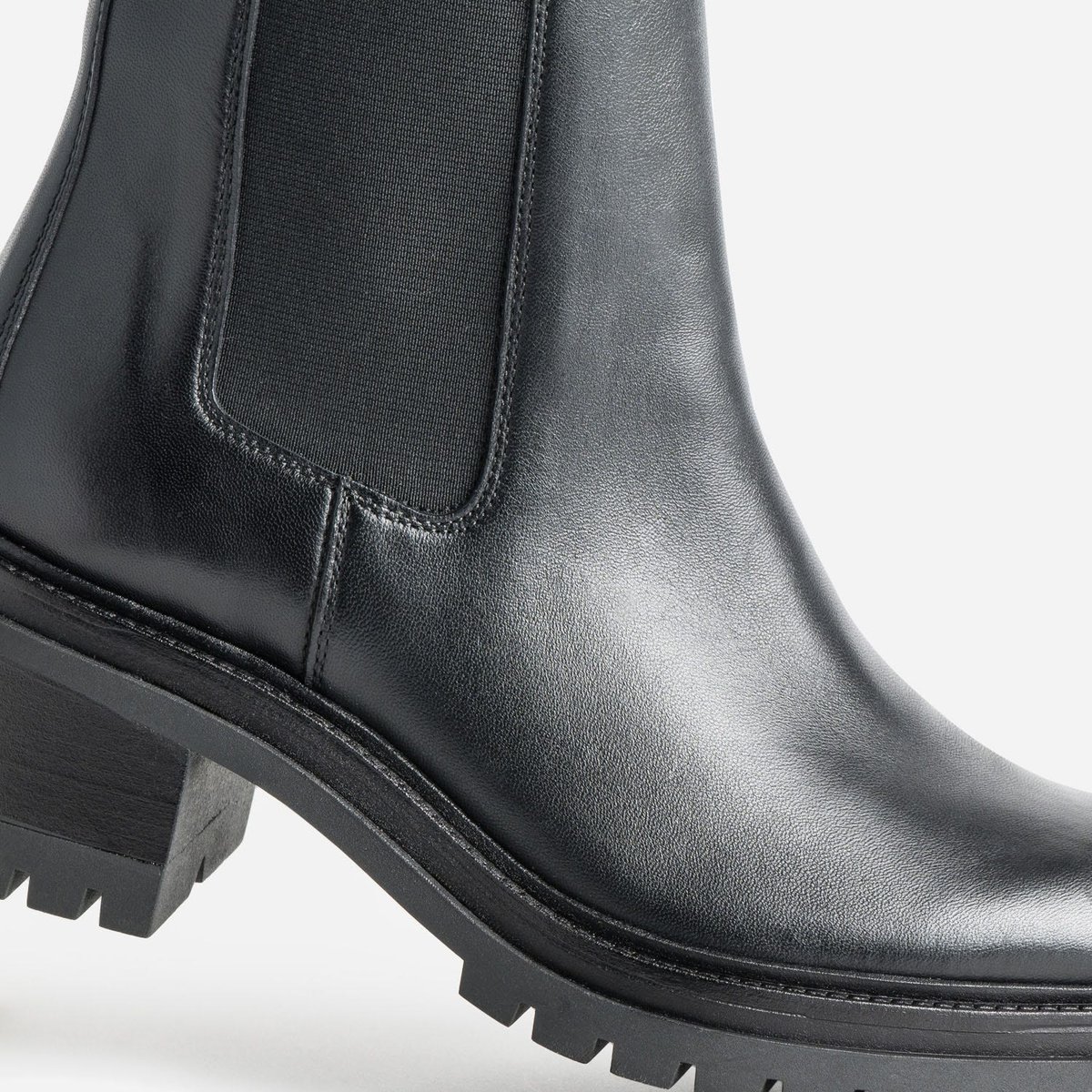Boots À Talon en cuir SELENE. noir, ERAM