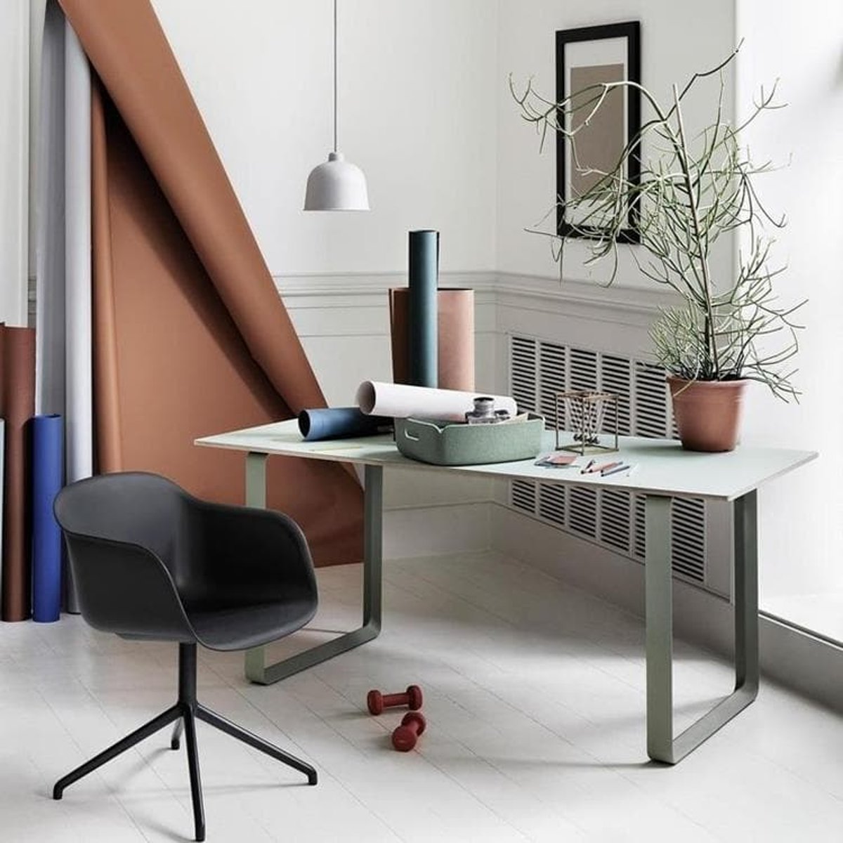 Suspension GRAIN gris, MUUTO