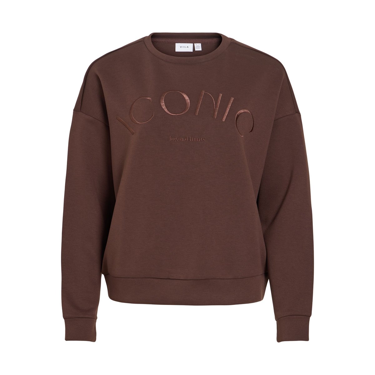Sweat-Shirt À Manches Longues marron - coffee bean1, VILA