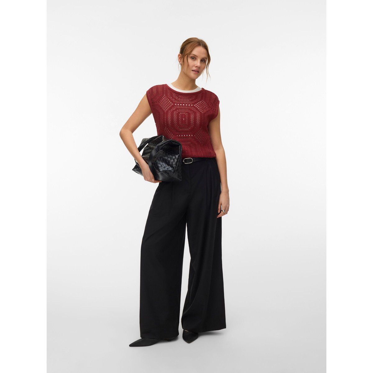 Top russet brown, VERO MODA