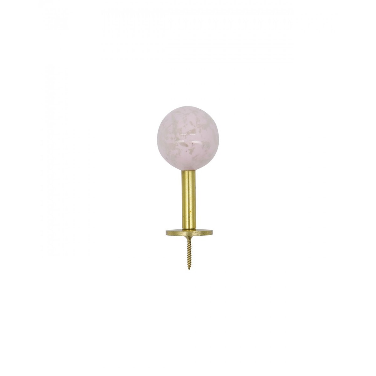 Lot de 2 patères Ball dia 4 cm rose, HOUSE DOCTOR