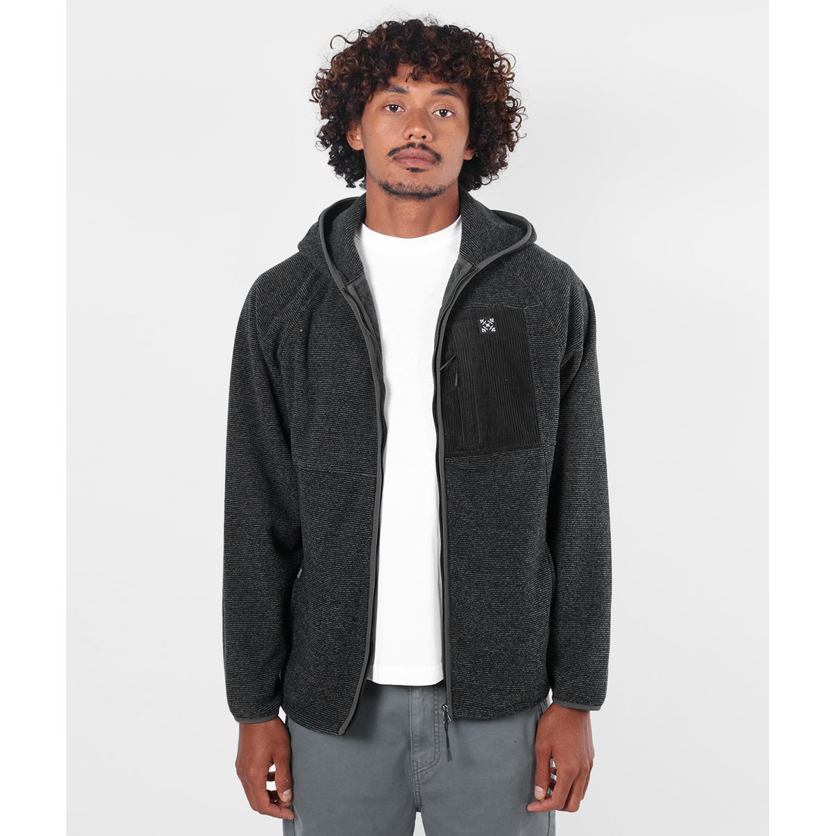 Veste hybride PATH black heather, OXBOW
