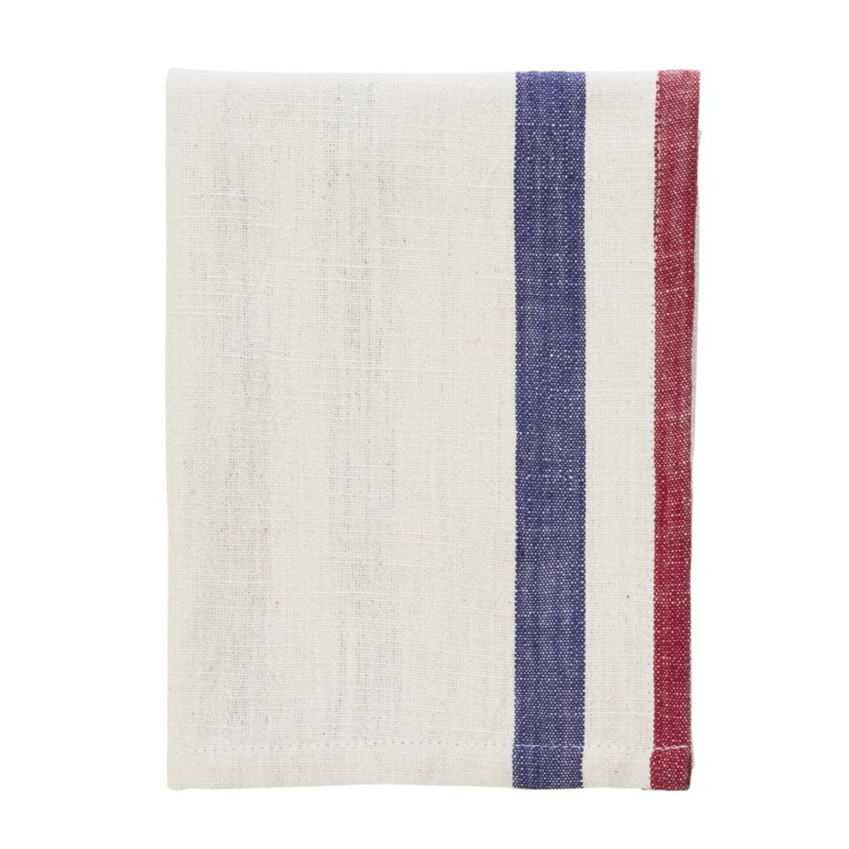 Torchon de cuisine bordé de rayures coton multicolore, MADAM STOLTZ