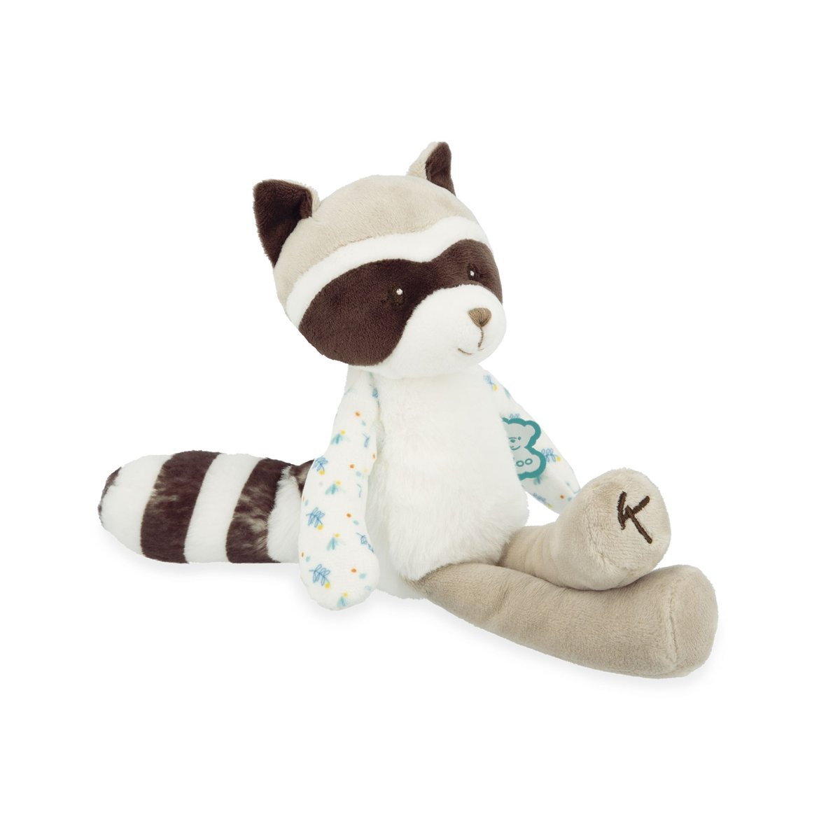 Peluche pantin Raton laveur Gaston noir, KALOO