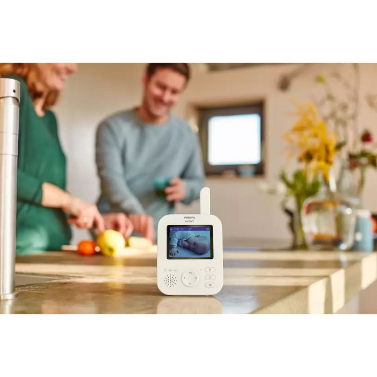 Babyphone vidéo SCD882/26 blanc, PHILIPS AVENT