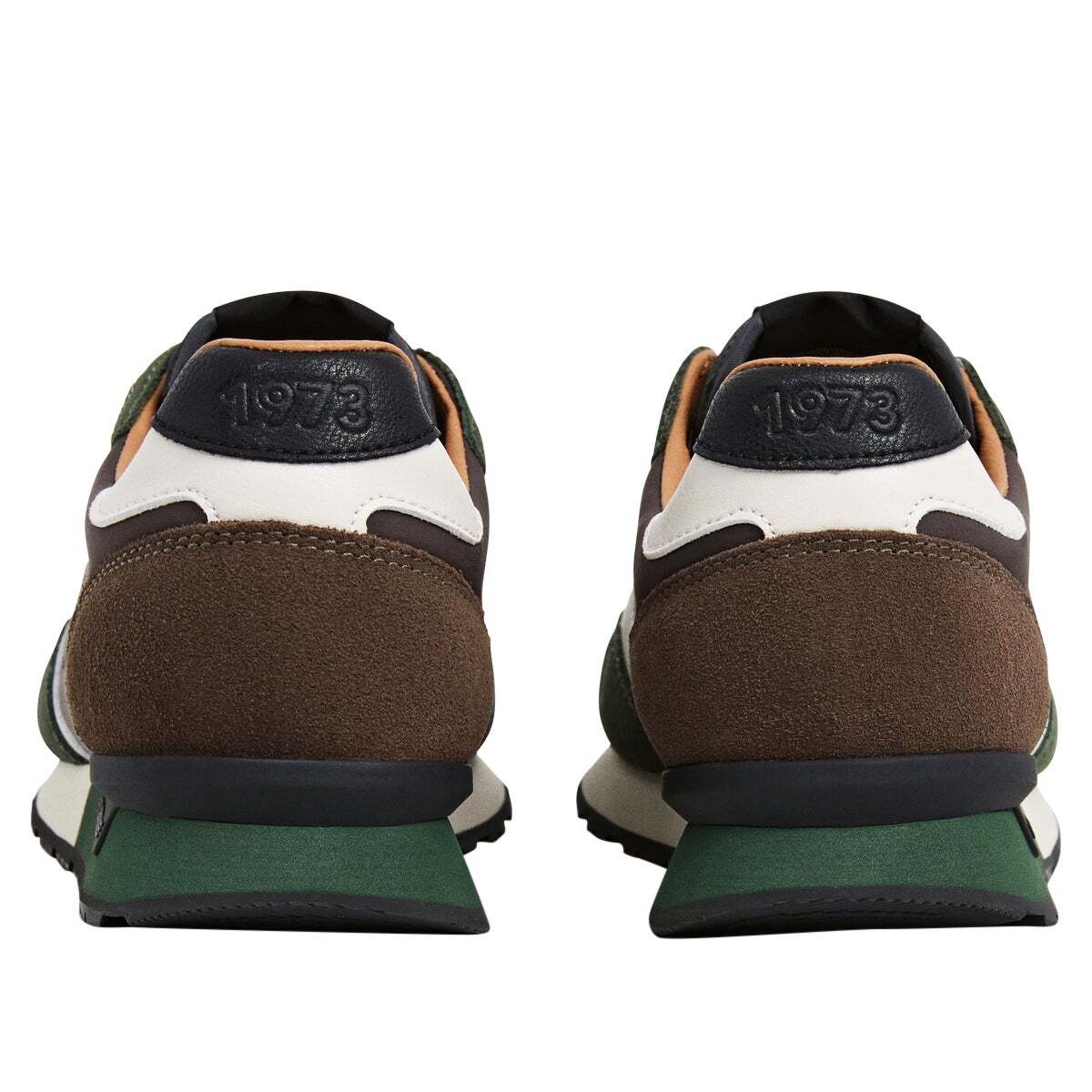 Brit - Baskets De Running D'inspiration Rétro vert kaki, PEPE JEANS