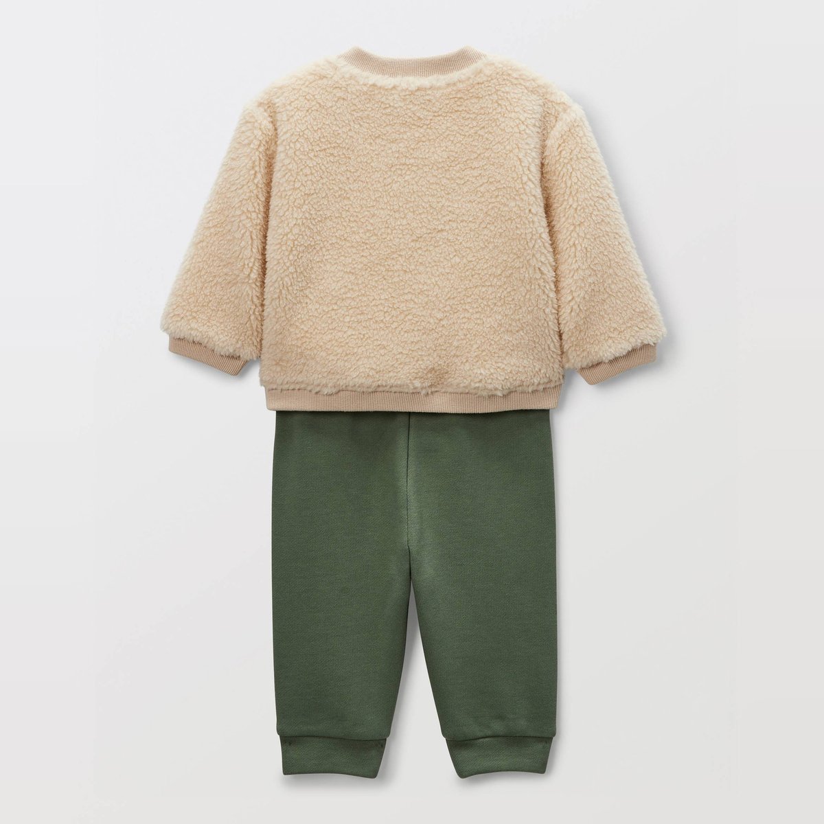 Ensemble sweat en sherpa et legging calisson, BOUT'CHOU