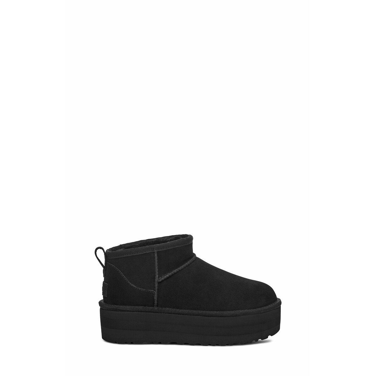 W Classic Ultra Mini Platform Ankle Boots in Suede black, UGG