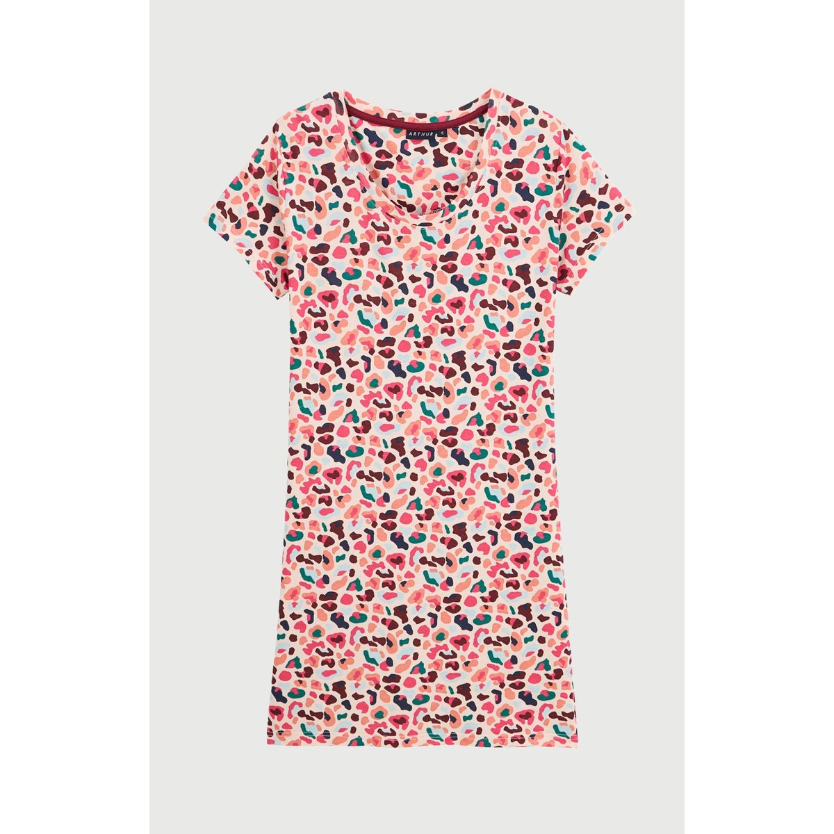 Chemise de nuit en modal imprimé Léopoldine multicolore, ARTHUR