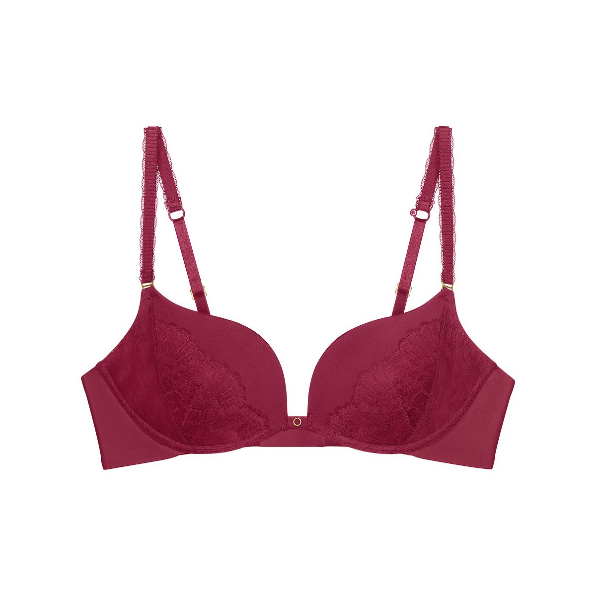 Soutien push-up LOVE IN LACE WHU red musk, TRIUMPH