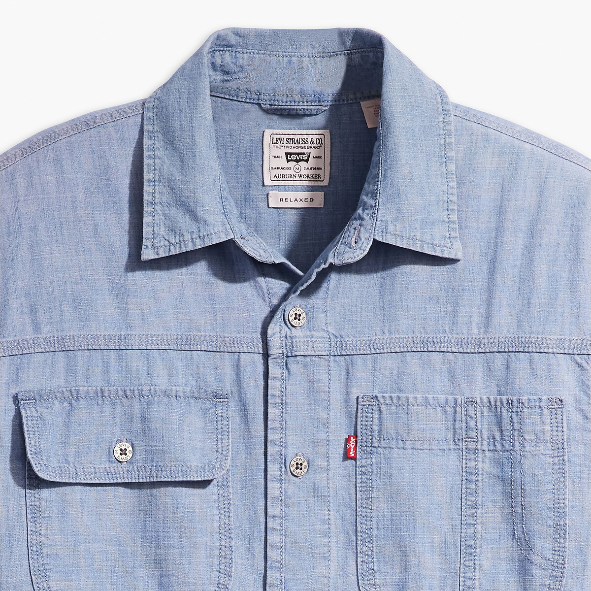 Auburn Worken Shirt sky blue, LEVI'S