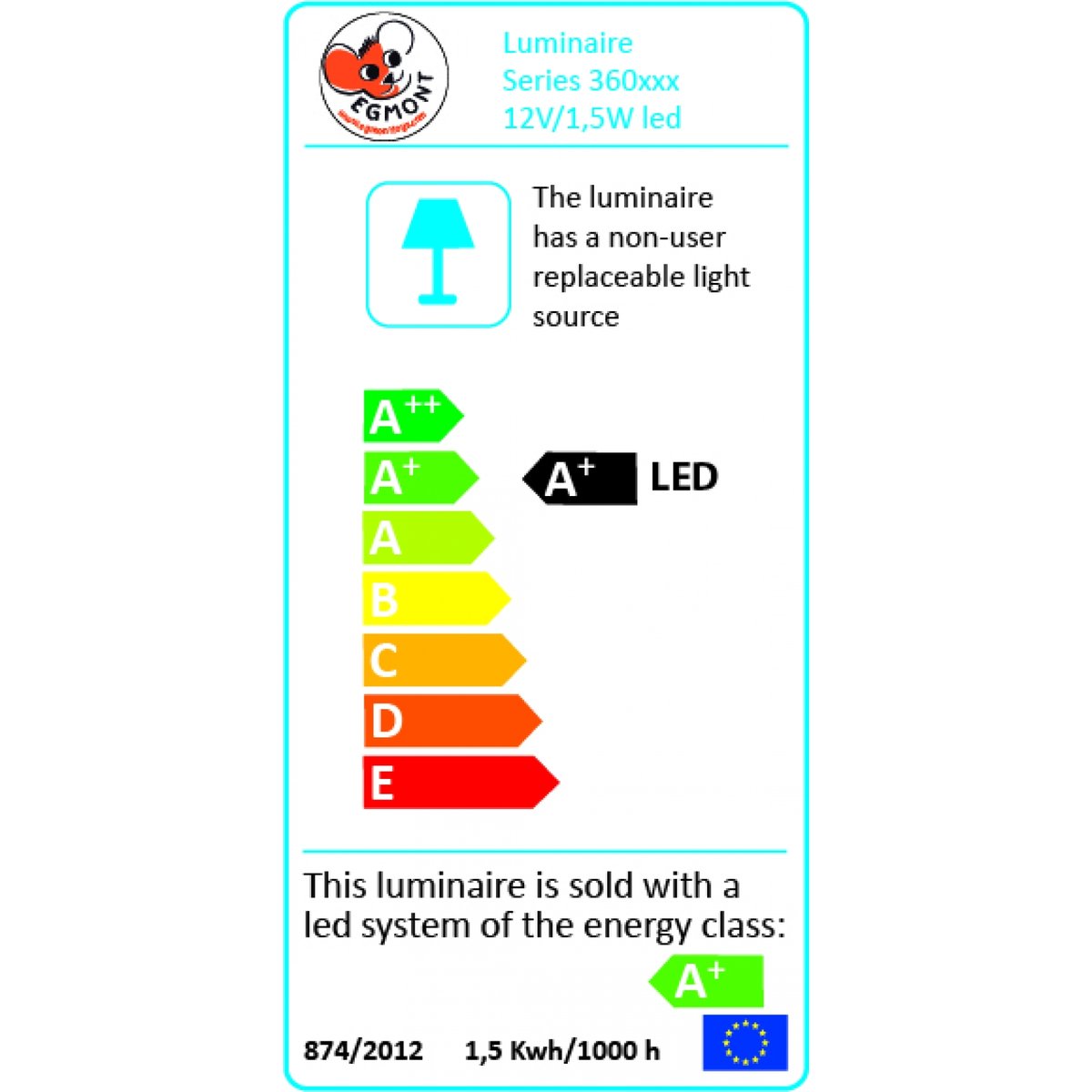 Lampe phare rouge et blanche, EGMONT TOYS