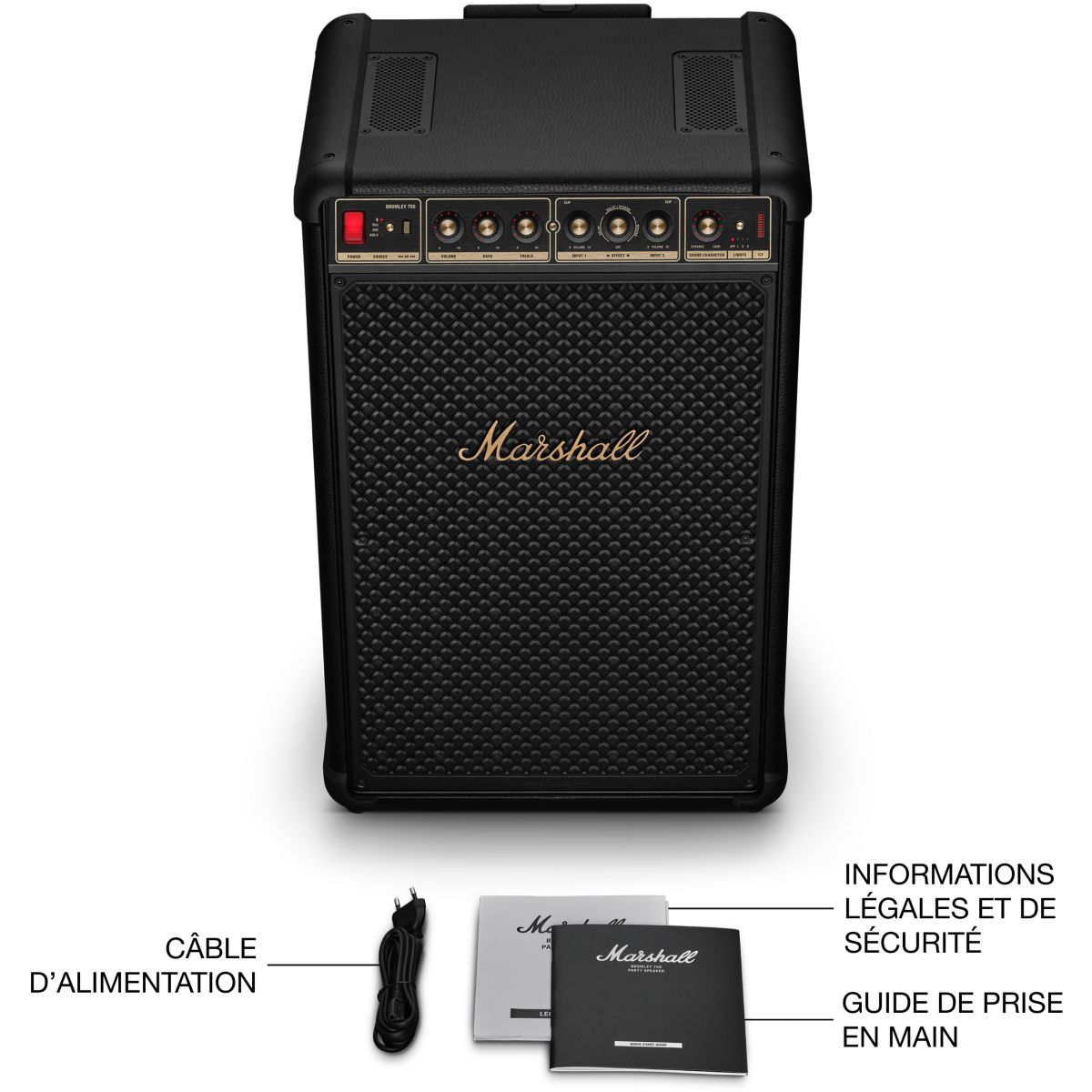 Enceinte sono Bromley 750 noir, MARSHALL