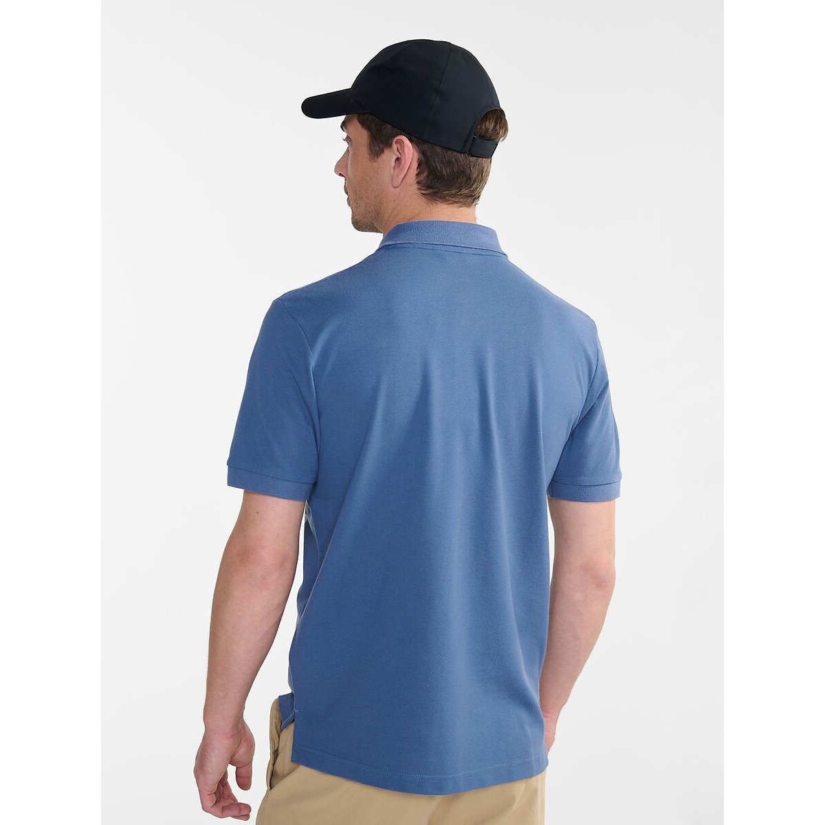 Dry Fast Polo Shirt with Short Sleeves grey blue, AIGLE