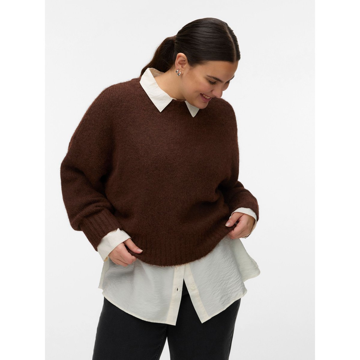 Pull En Maille chocolate torte, VERO MODA