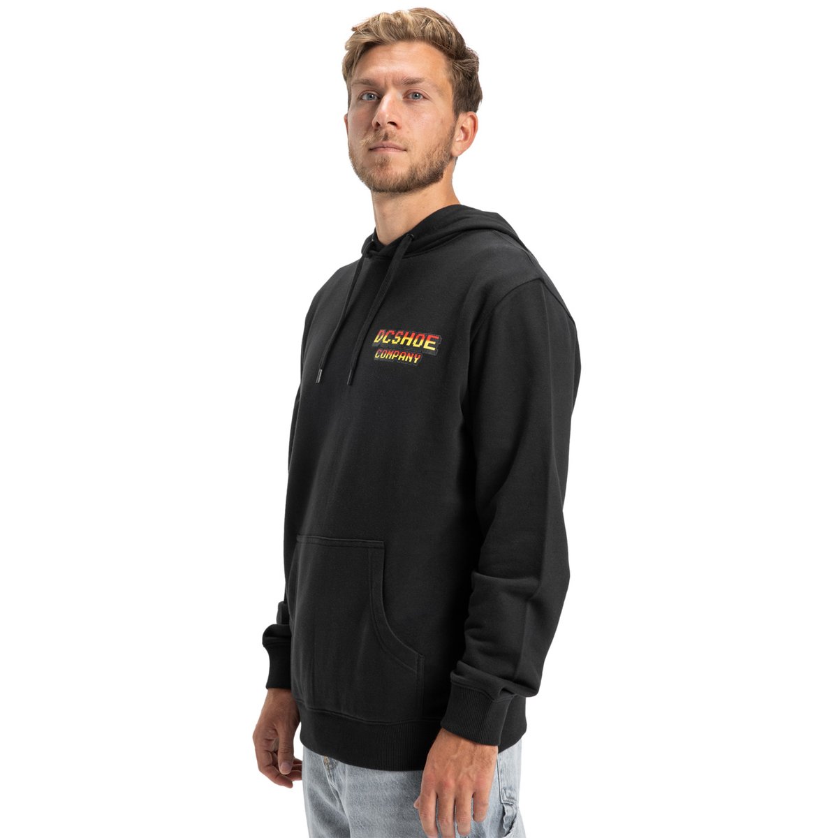 Sweat à capuche TWO BIT PH. noir black, DC SHOES