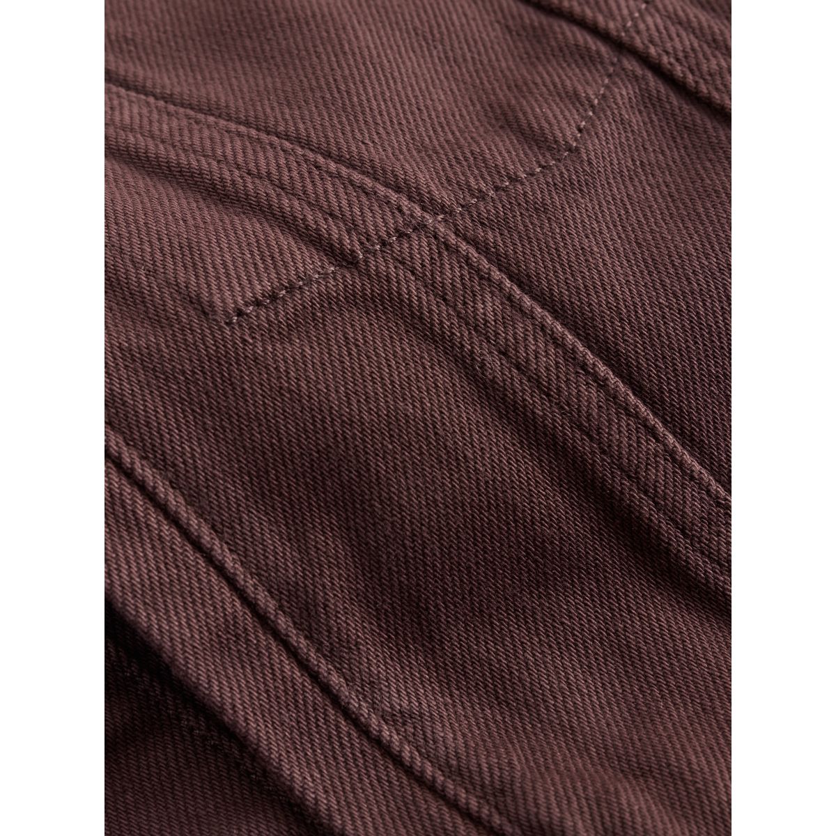 Veste style camionneur décontractée en jean marron, NEXT