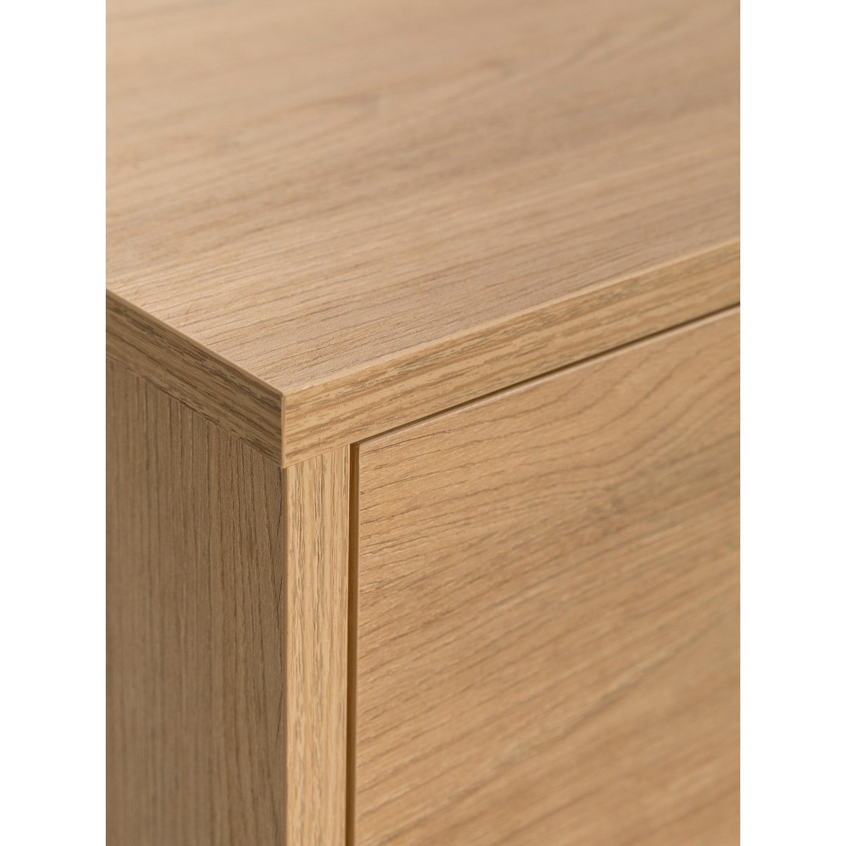 Table de chevet Mélamine - HEGAS beige clair, KENAY
