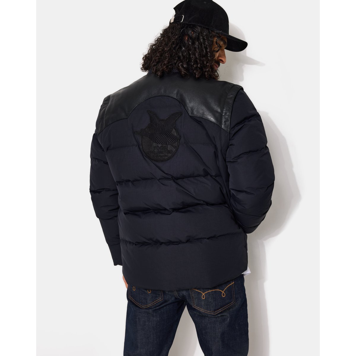 Doudoune uni col montant K TOGS FULL BLACK noir, CHEVIGNON
