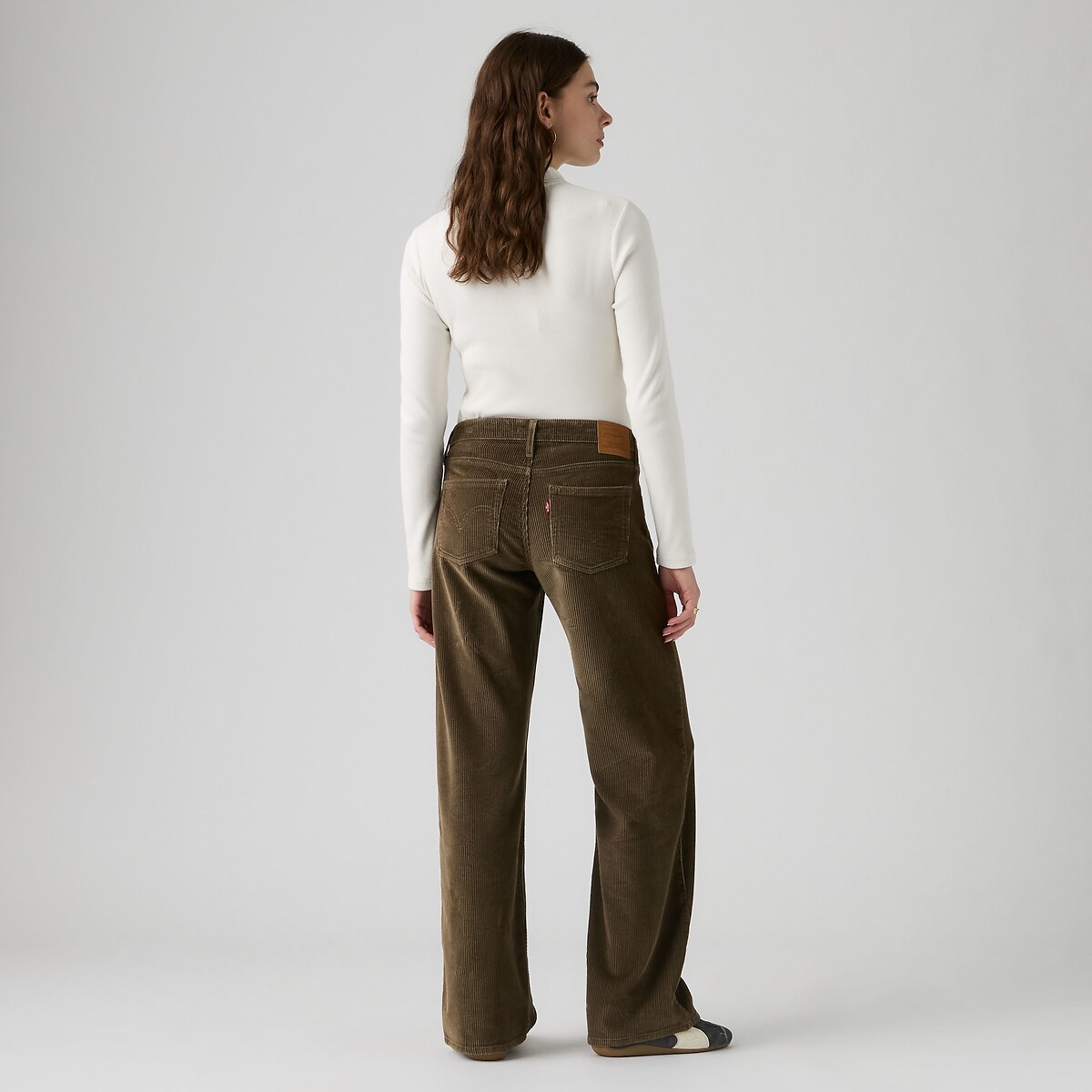 Pantaloni in velluto Low Loose marrone, LEVI'S