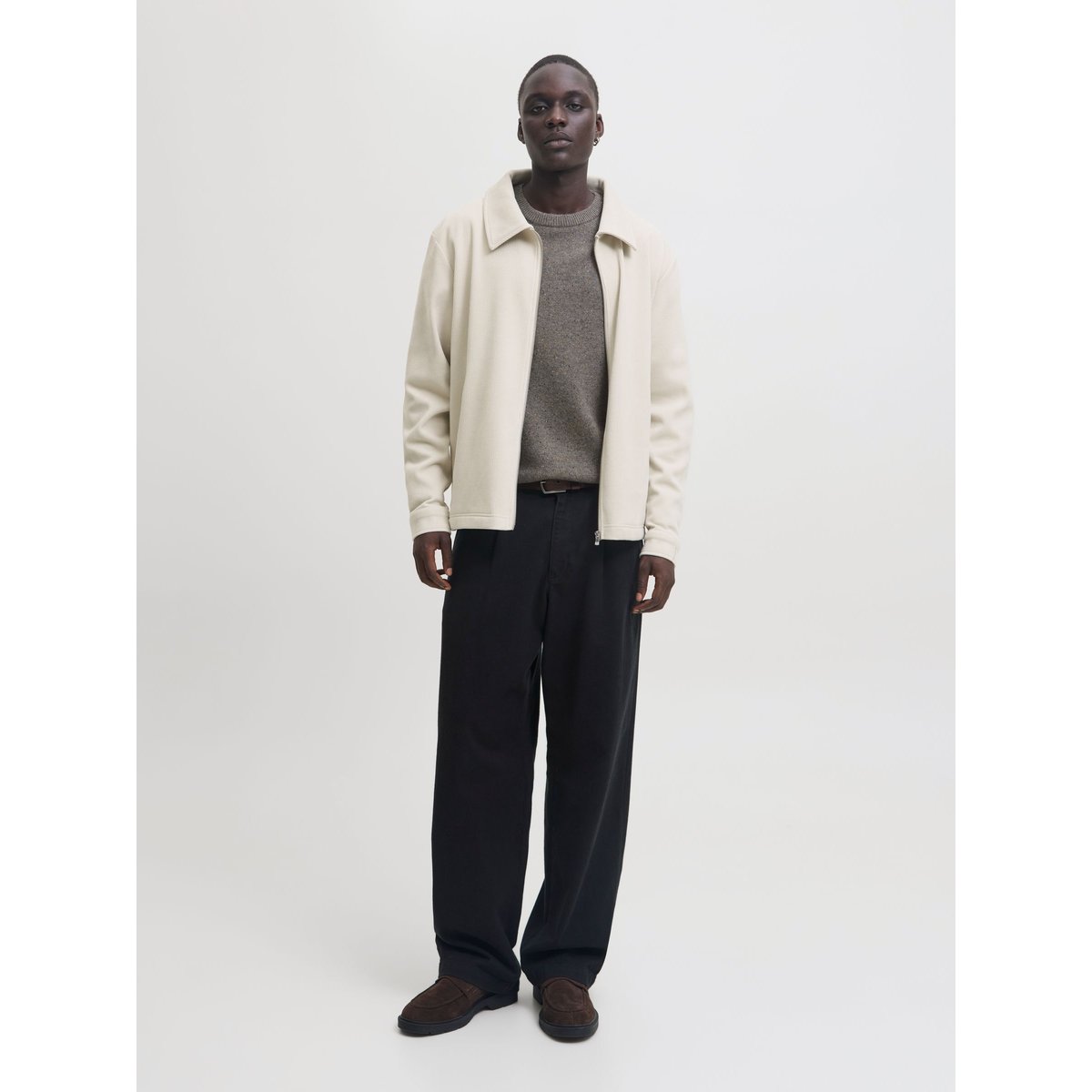 Sweat À Fermeture Éclair silver lining, JACK AND JONES PREMIUM