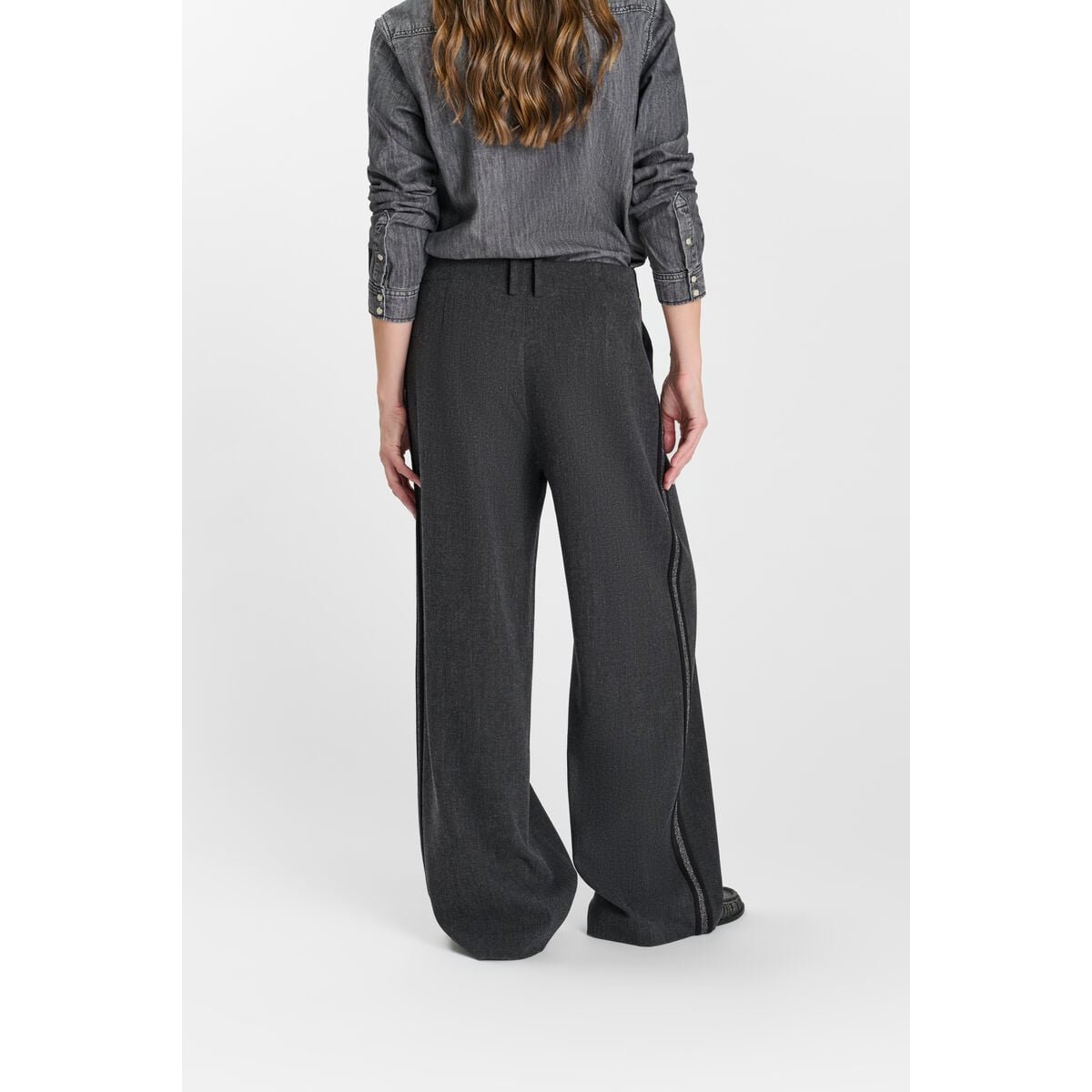Pantalon droite FLAVIE shadow, LE TEMPS DES CERISES