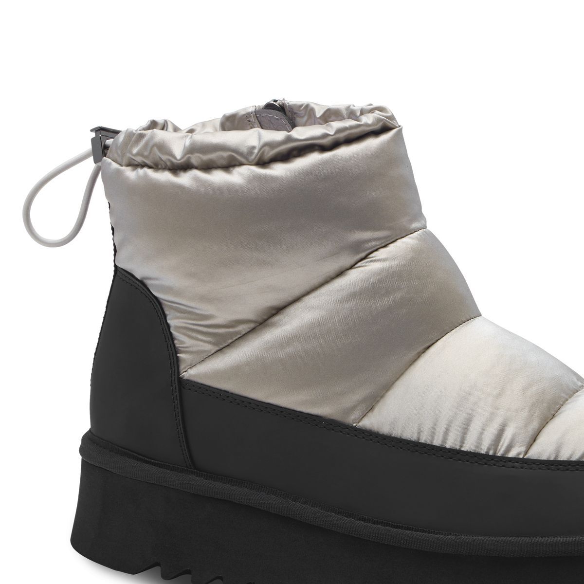 Bottine fourée noir kaki, TAMARIS