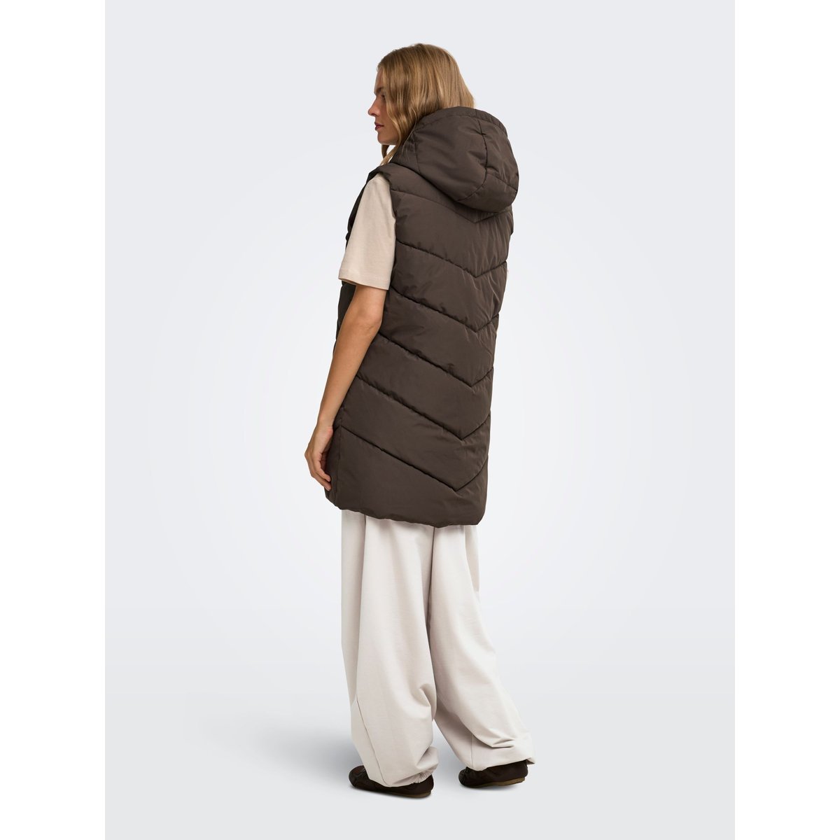 Doudoune chocolate brown, ONLY