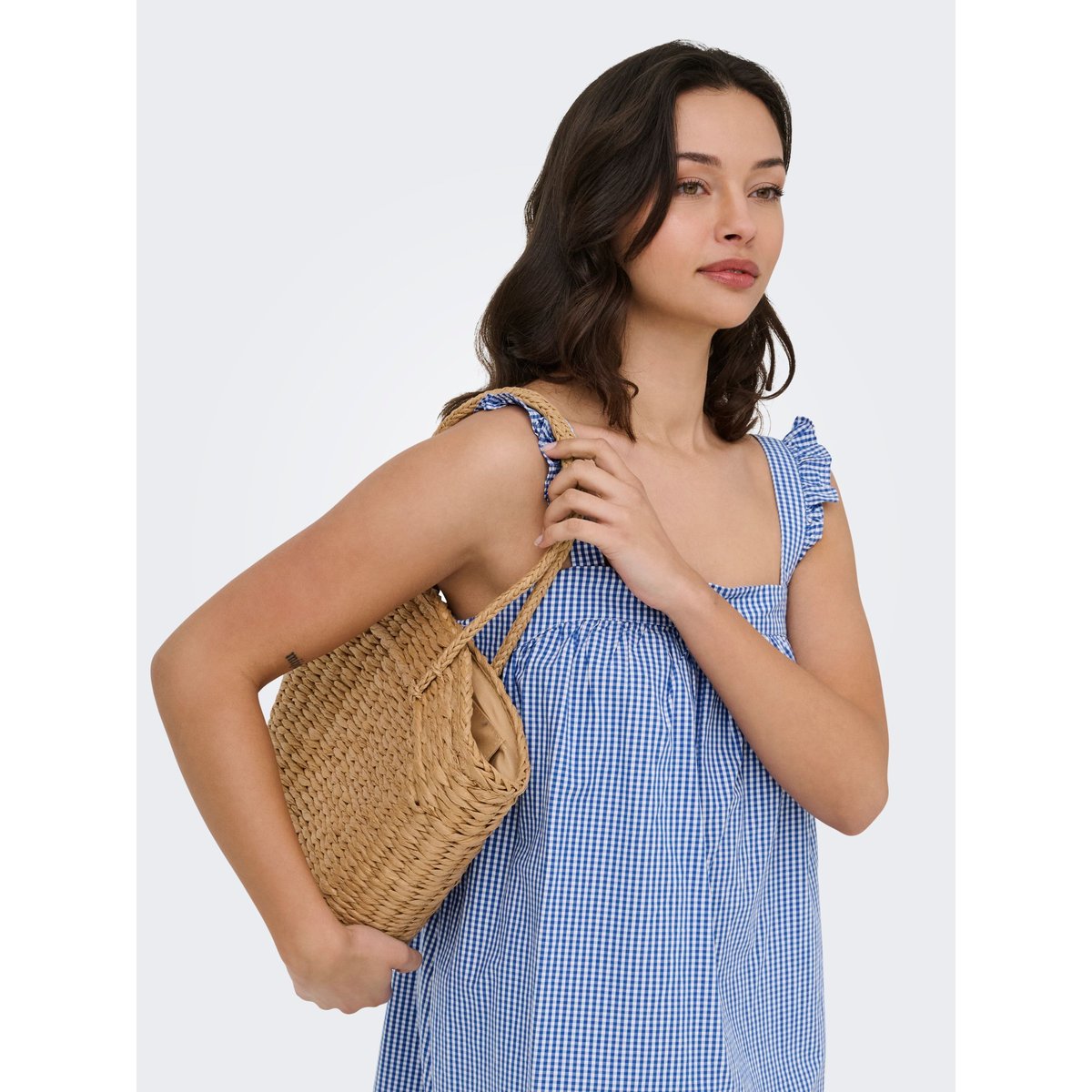 Robe blue bonnet, ONLY