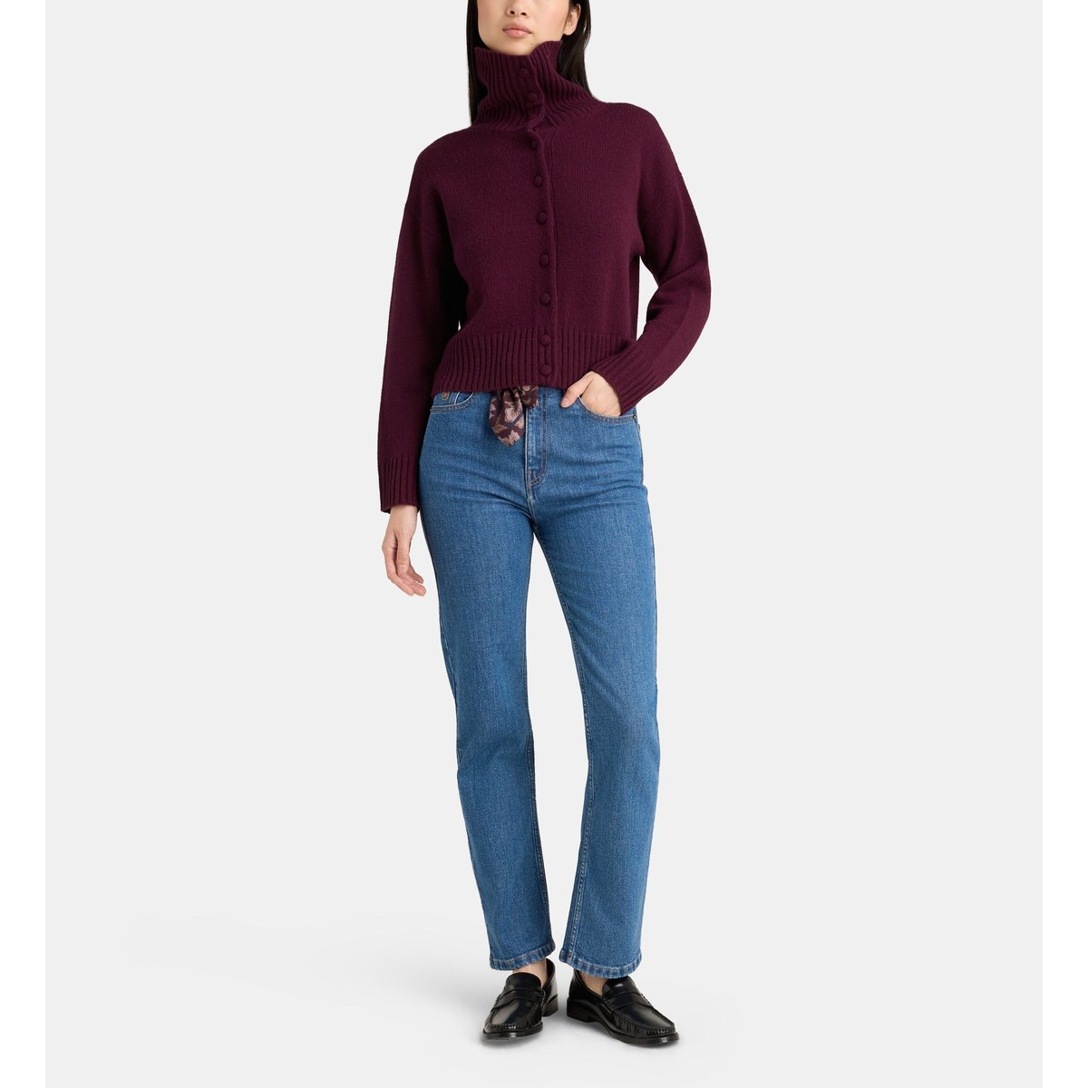 Gilet omelisse laine bordeaux, JODHPUR