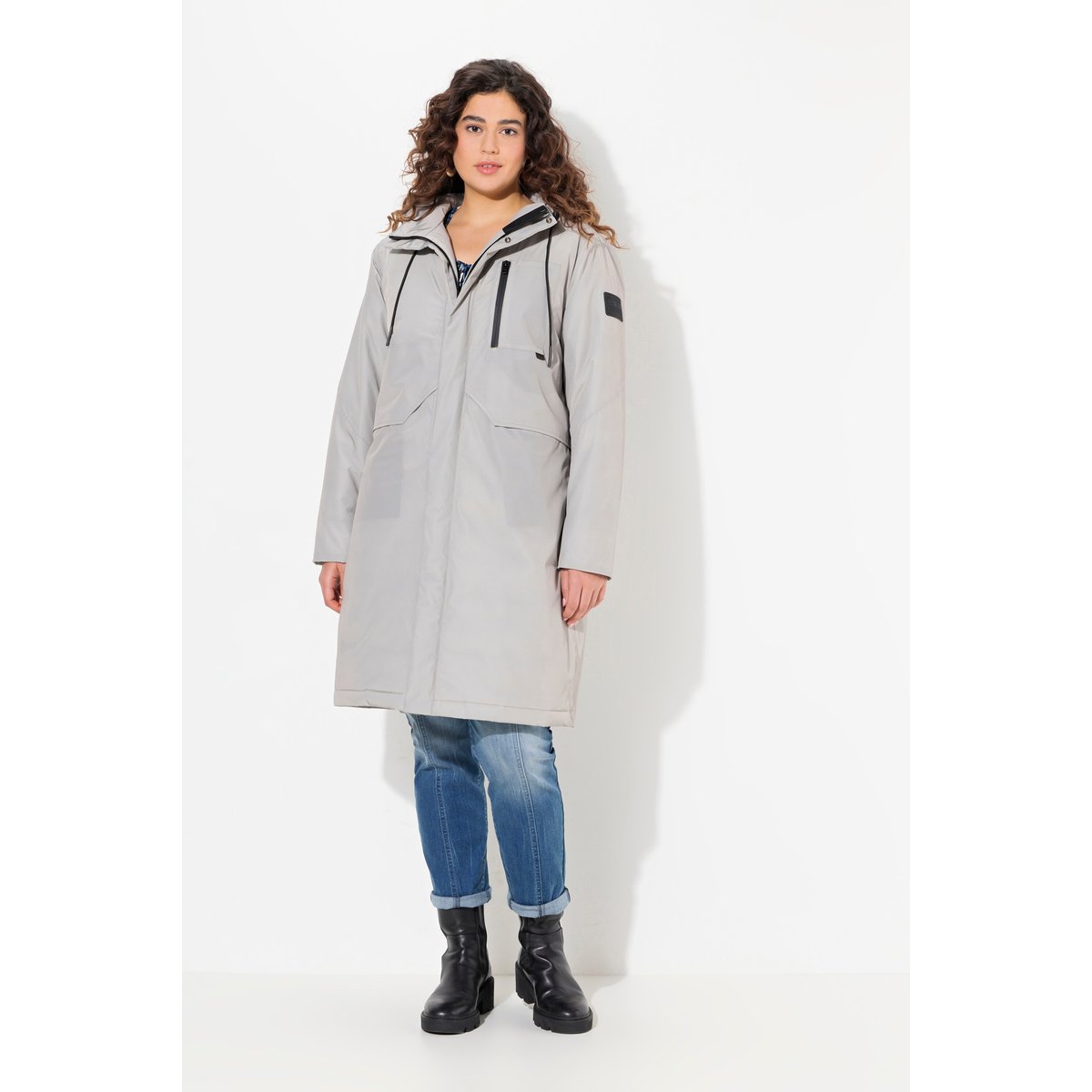 Manteau technique imperméable HYPRAR gris moyen, ULLA POPKEN