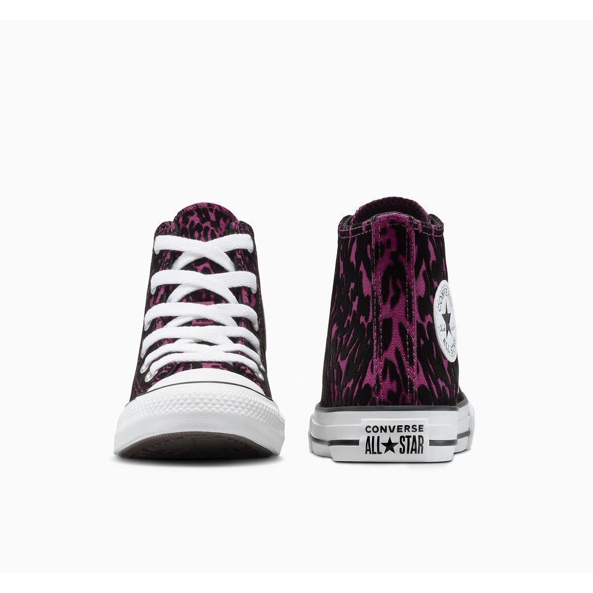 Kids All Star EVA Lift Animal Graphic Trainers purple/black, CONVERSE
