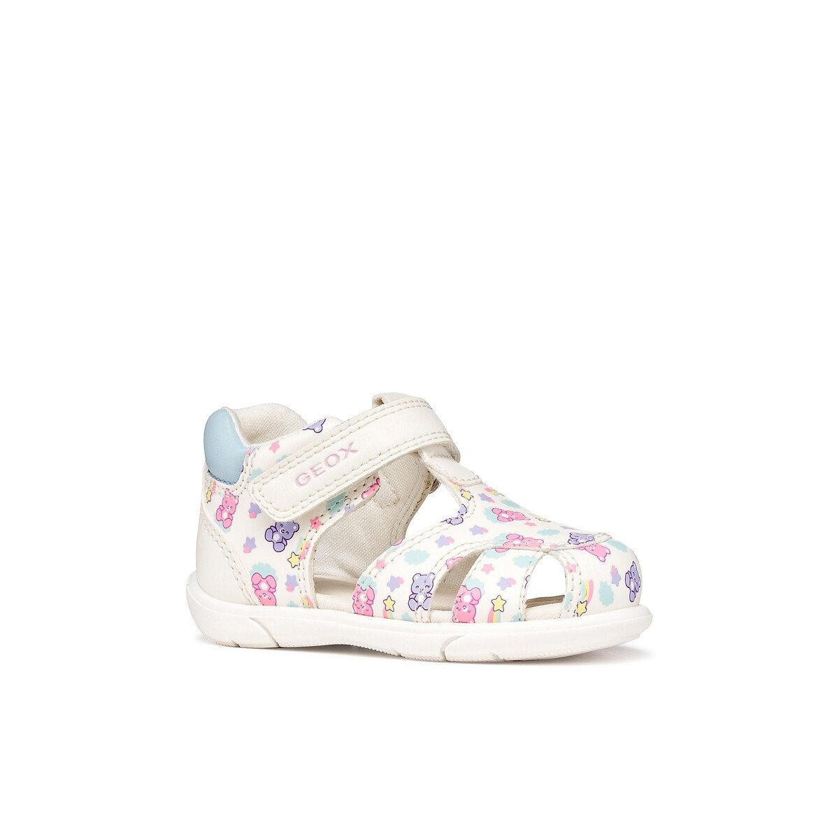 Sandales fermées ZAPITO, premiers pas blanc/bleu clair, GEOX